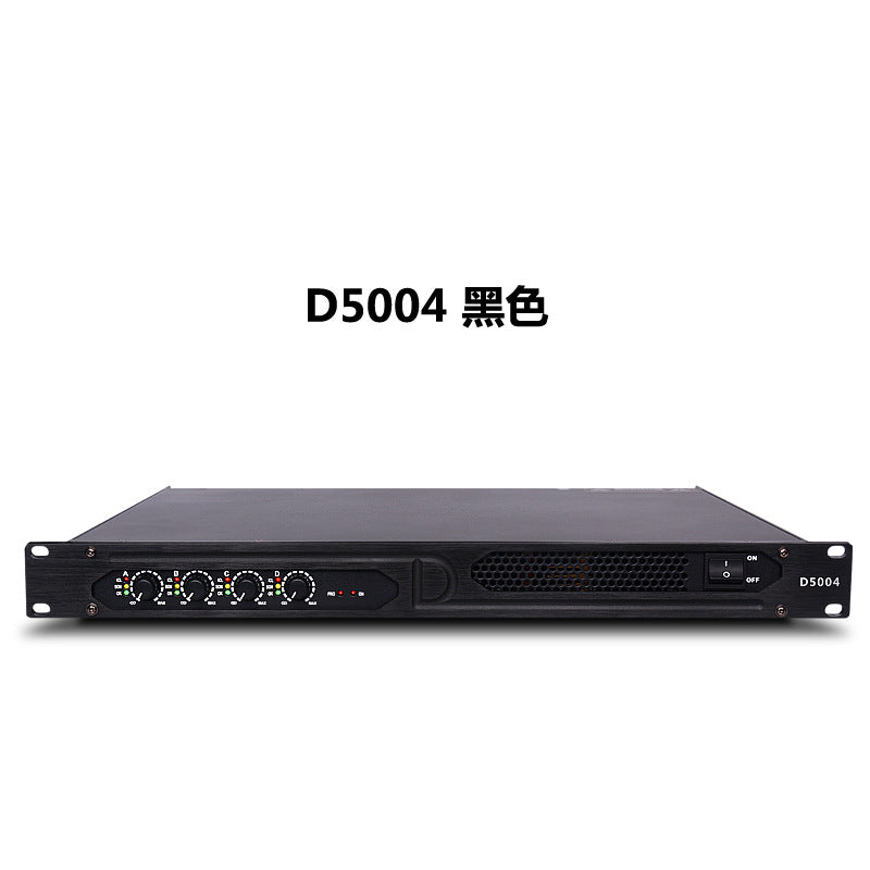 專業D類高功率發燒級KTV工程純後級1U超薄數位四通道功放機