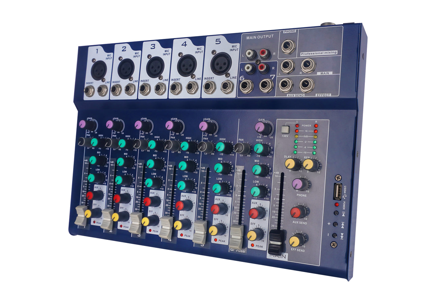 F7-BT  7路調音台(不帶熒幕)