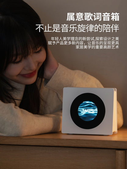 高音质100W大功率D23飞碟音响创意圆盘形台面