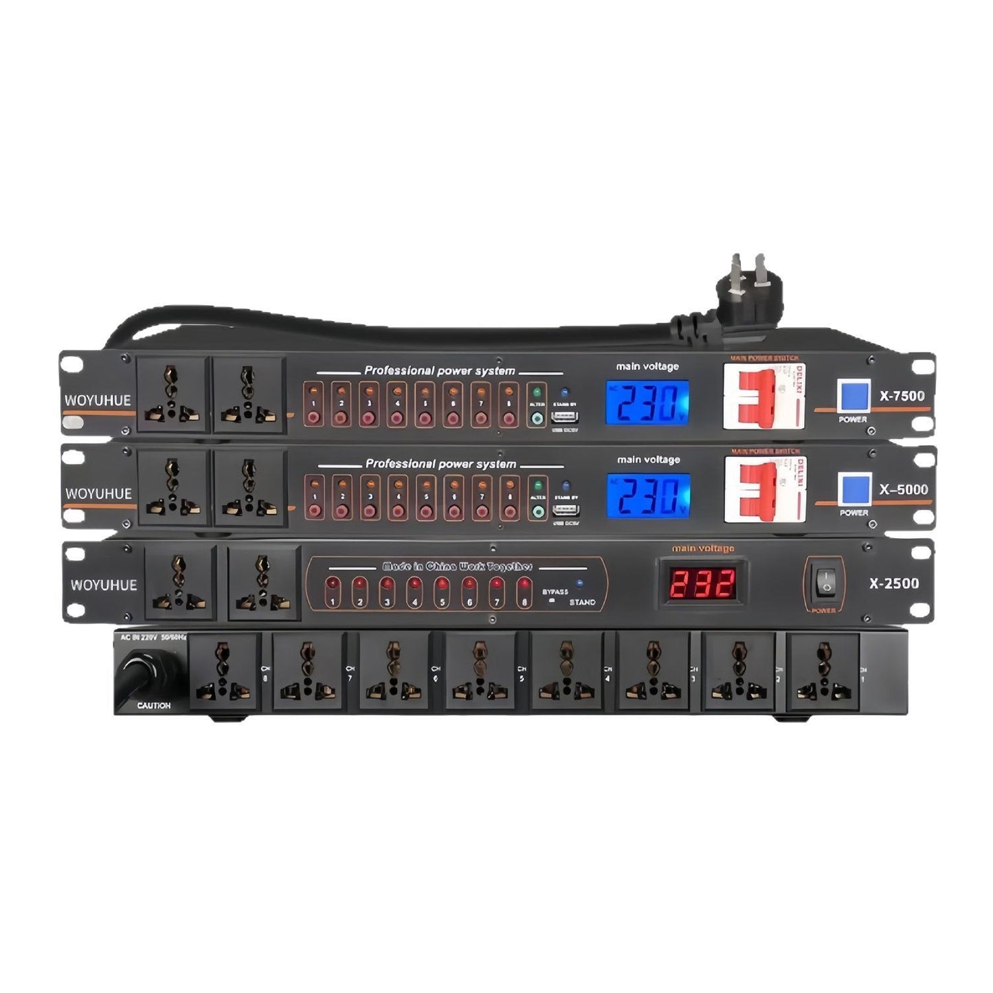 電源時序濾波10路舞台功放大功率音響插座控制器雙濾波