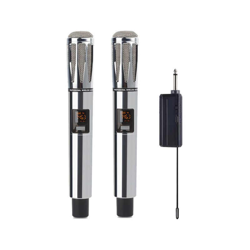 萬用無線麥克風家用K歌一拖二家庭ktv連音響戶外唱歌直播麥克風通用